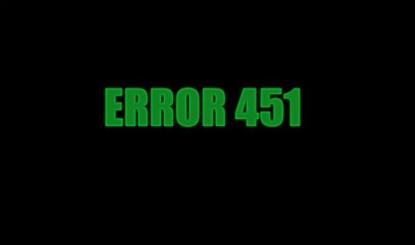 تعرف على الرمز الجديد Error 451 و ما يعنيه 